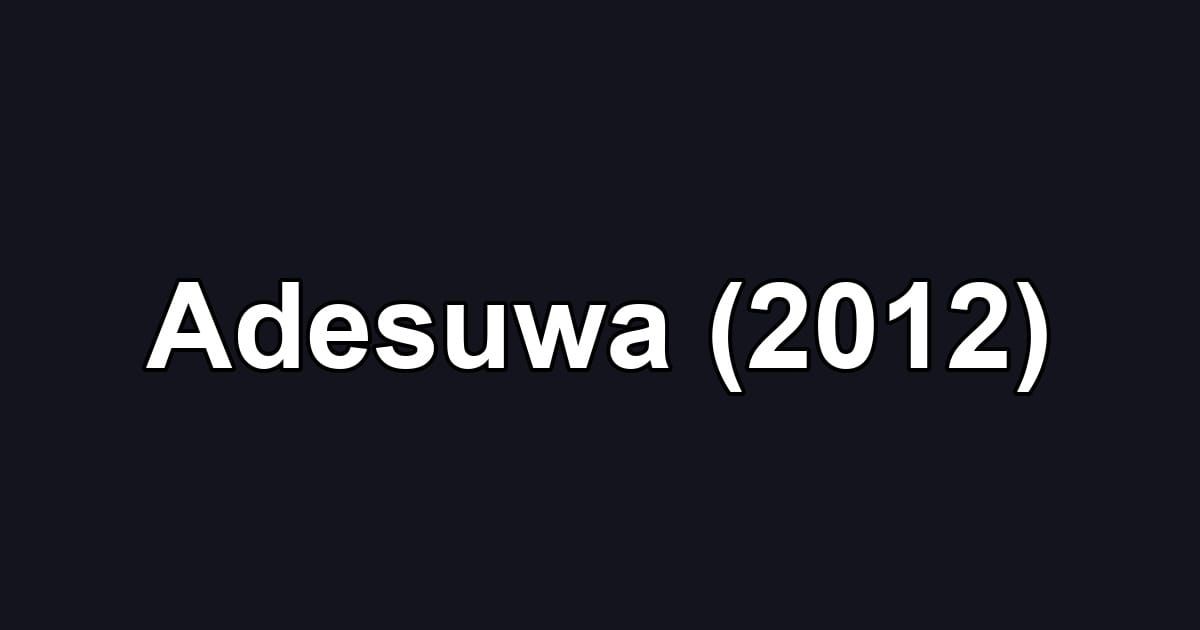 Adesuwa (2012)