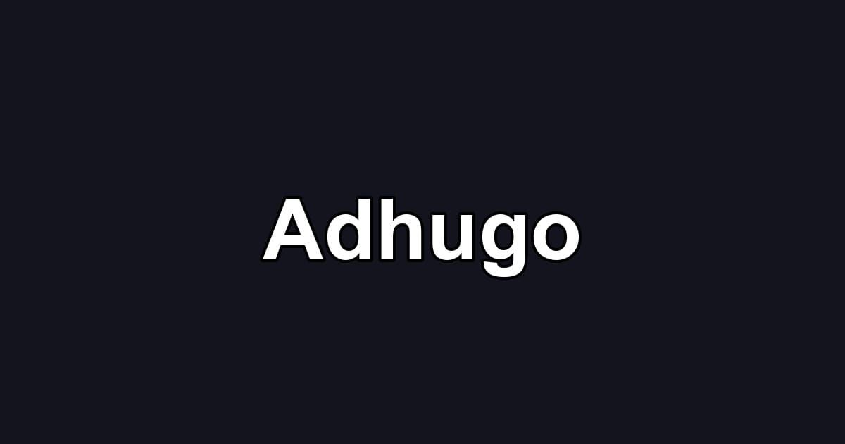 Adhugo