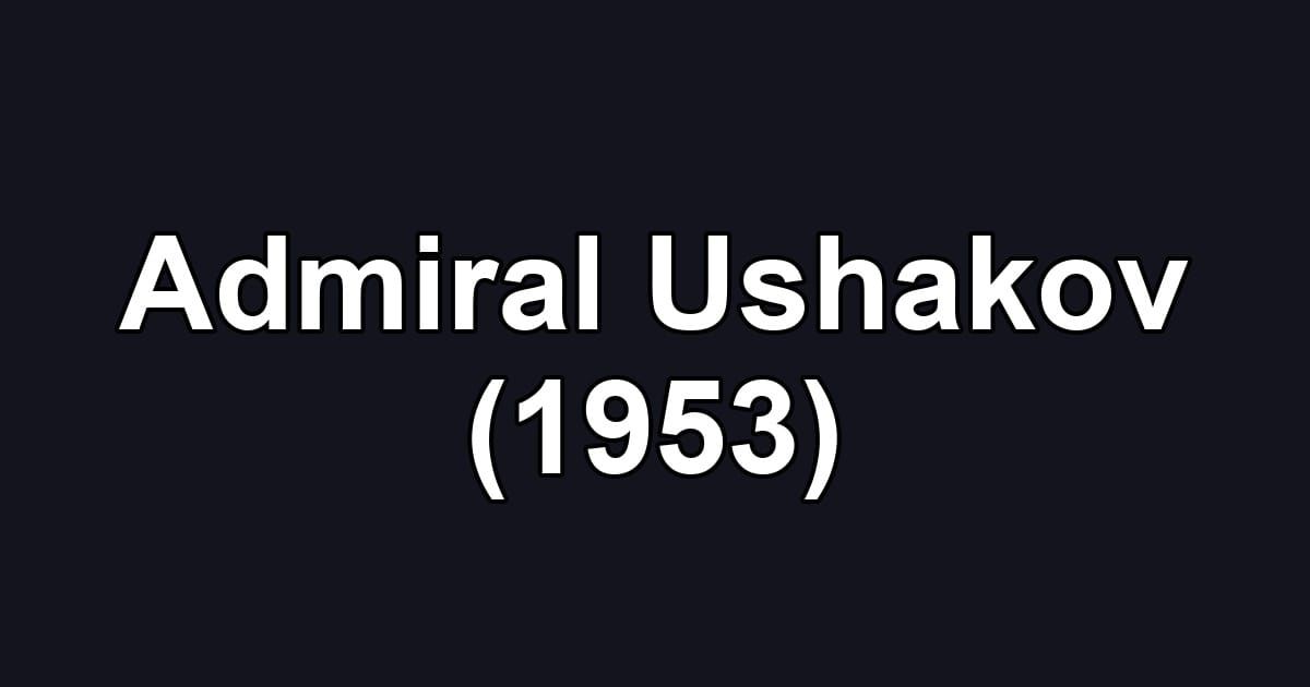 Admiral Ushakov (1953)