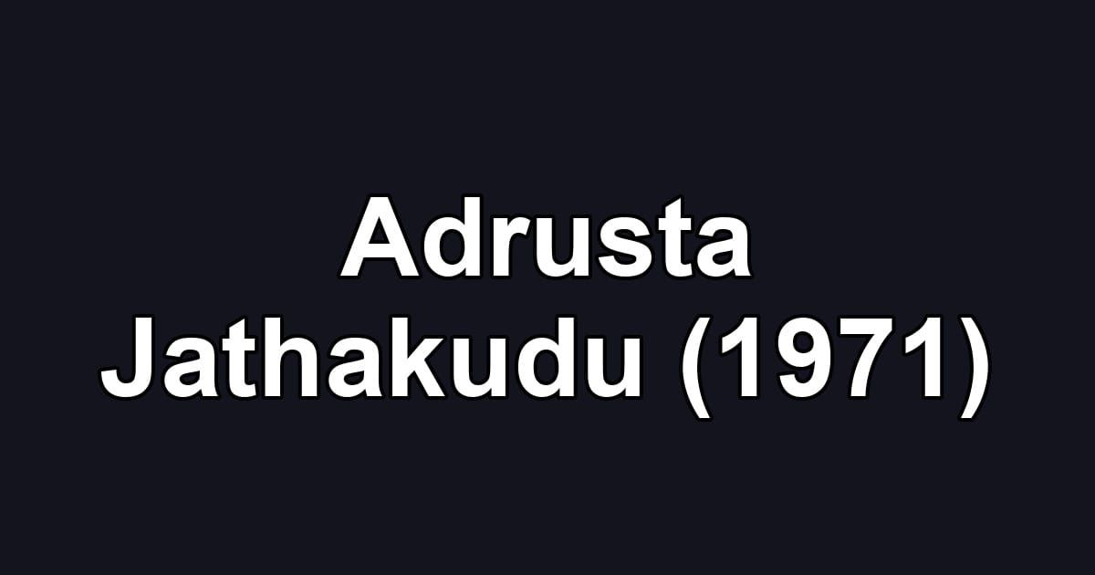 Adrusta Jathakudu (1971)