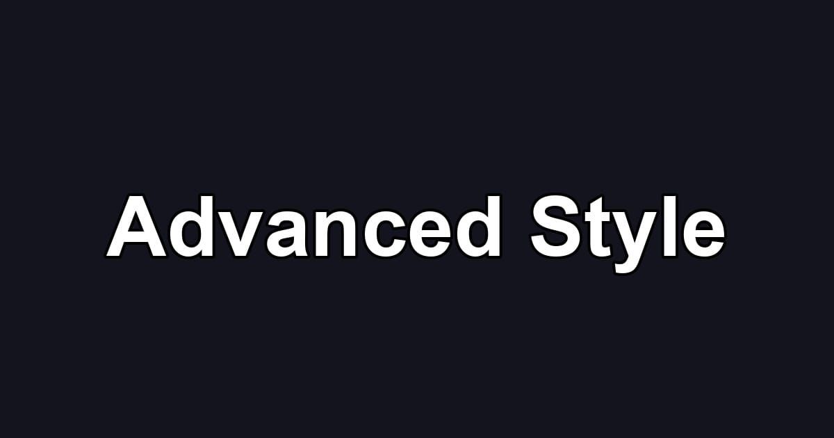 Advanced Style