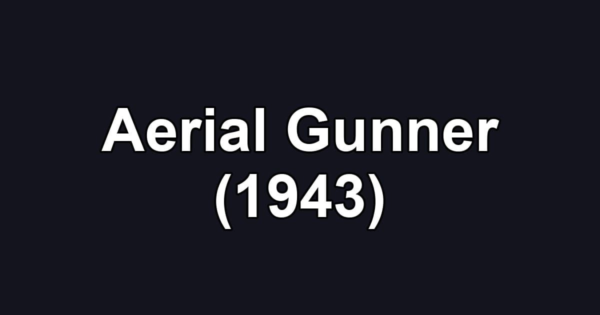 Aerial Gunner (1943)