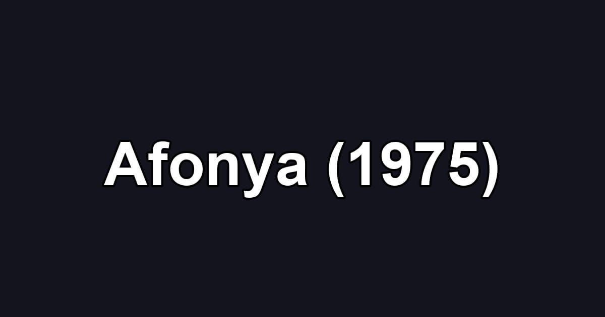 Afonya (1975)