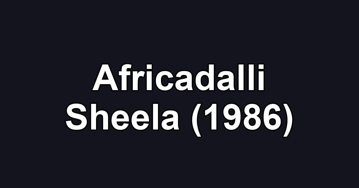 Africadalli Sheela (1986)