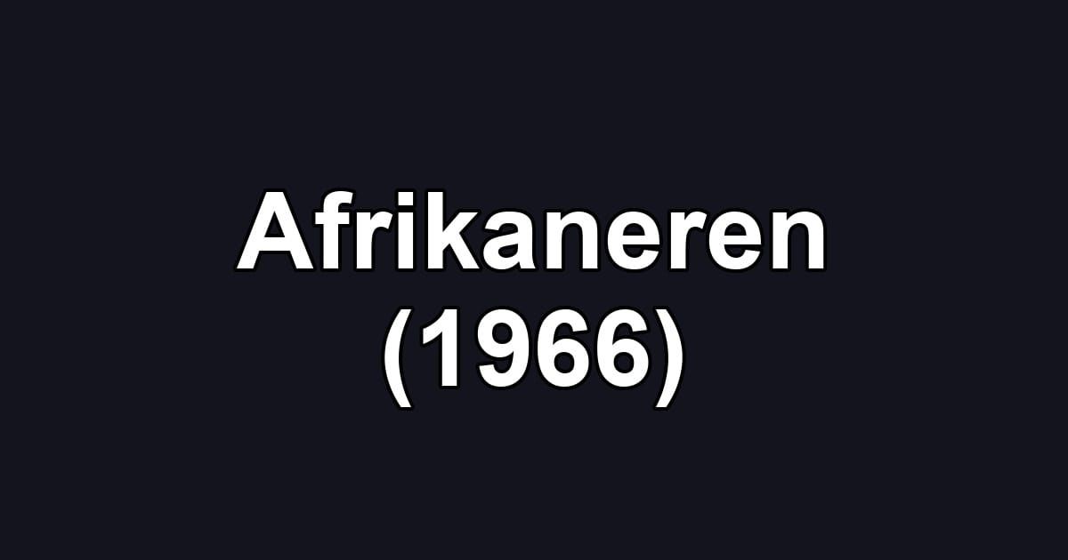 Afrikaneren (1966)