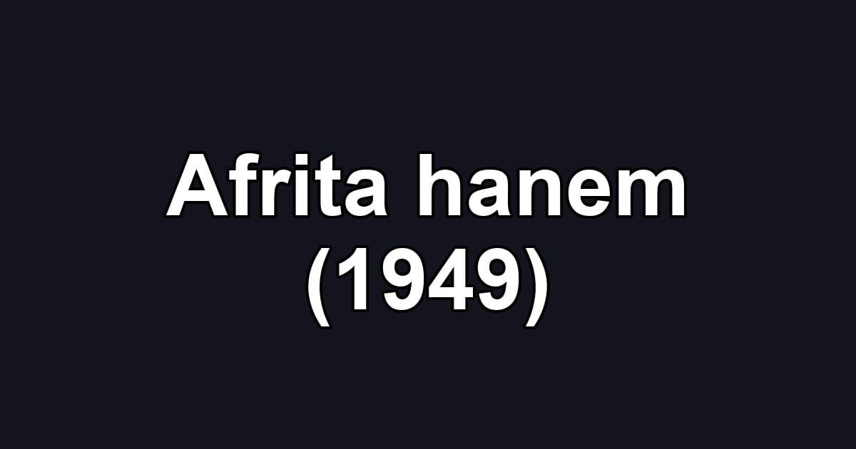 Afrita hanem (1949)