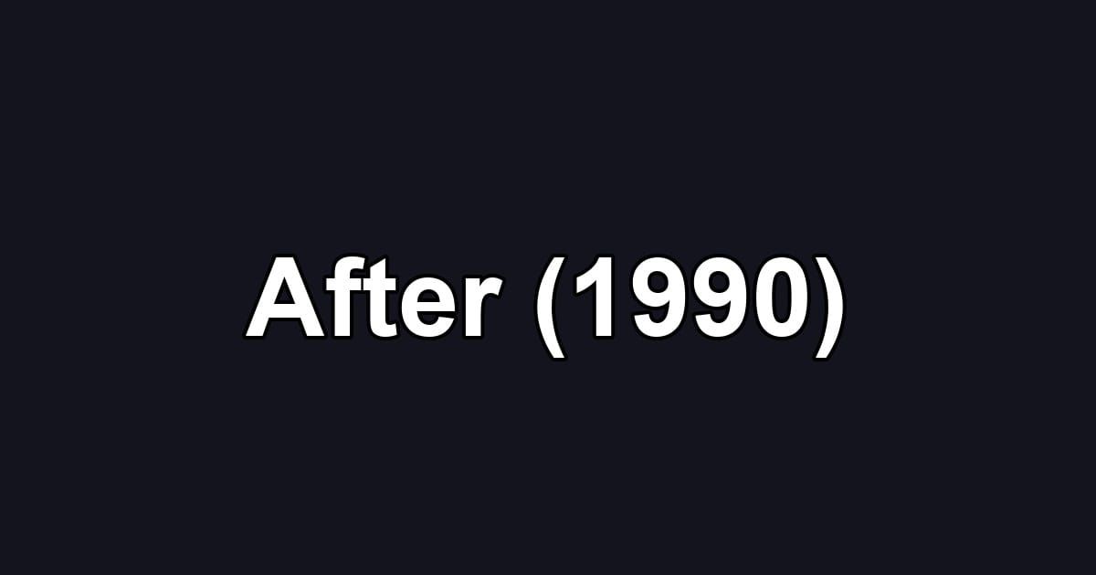 After (1990)