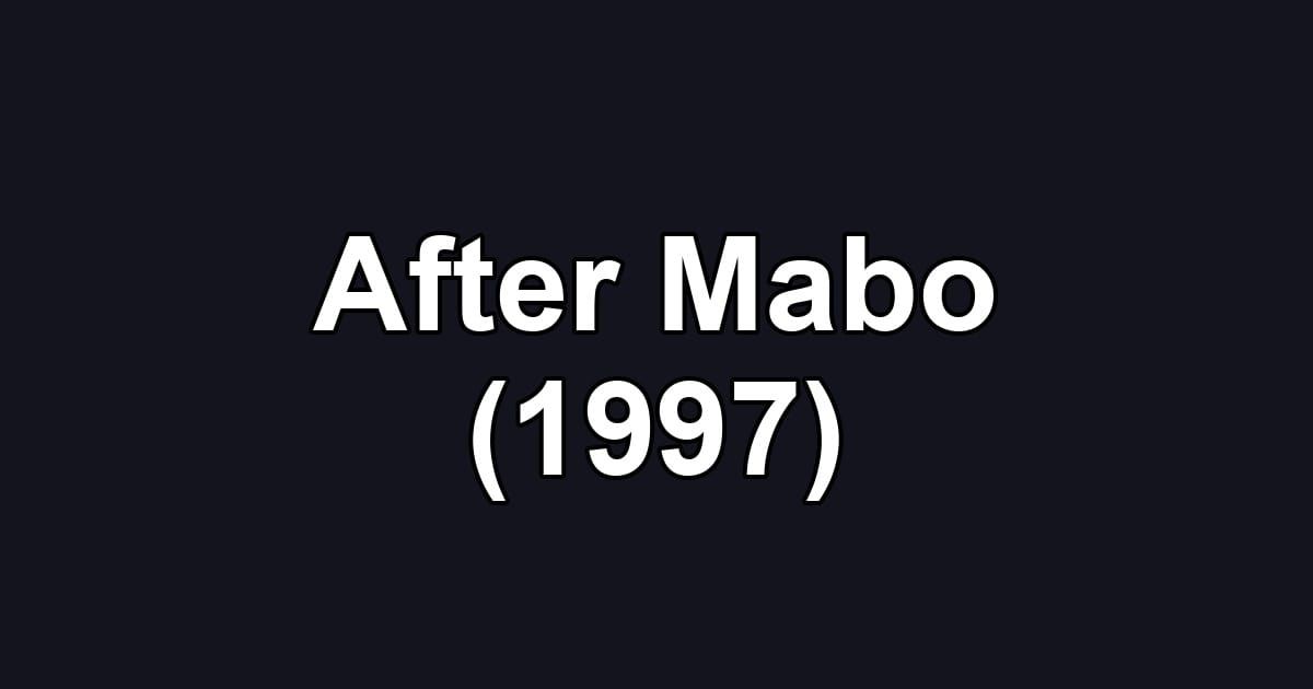 After Mabo (1997)