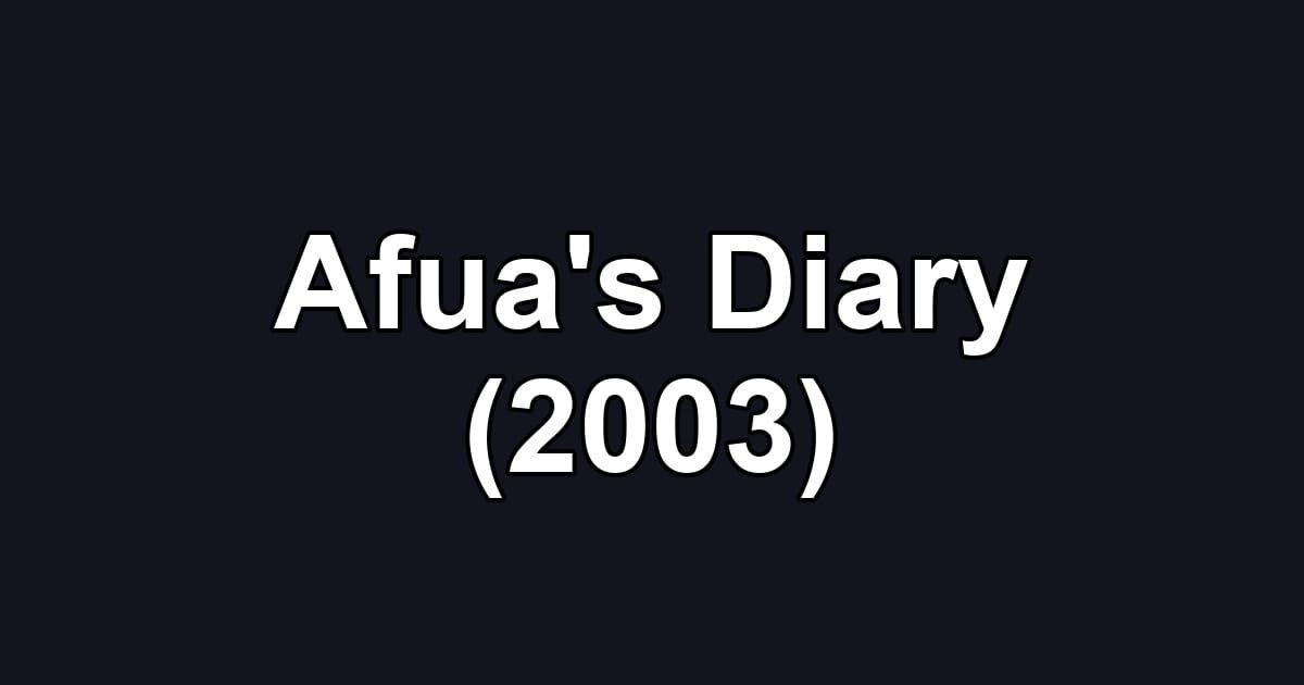Afua's Diary (2003)