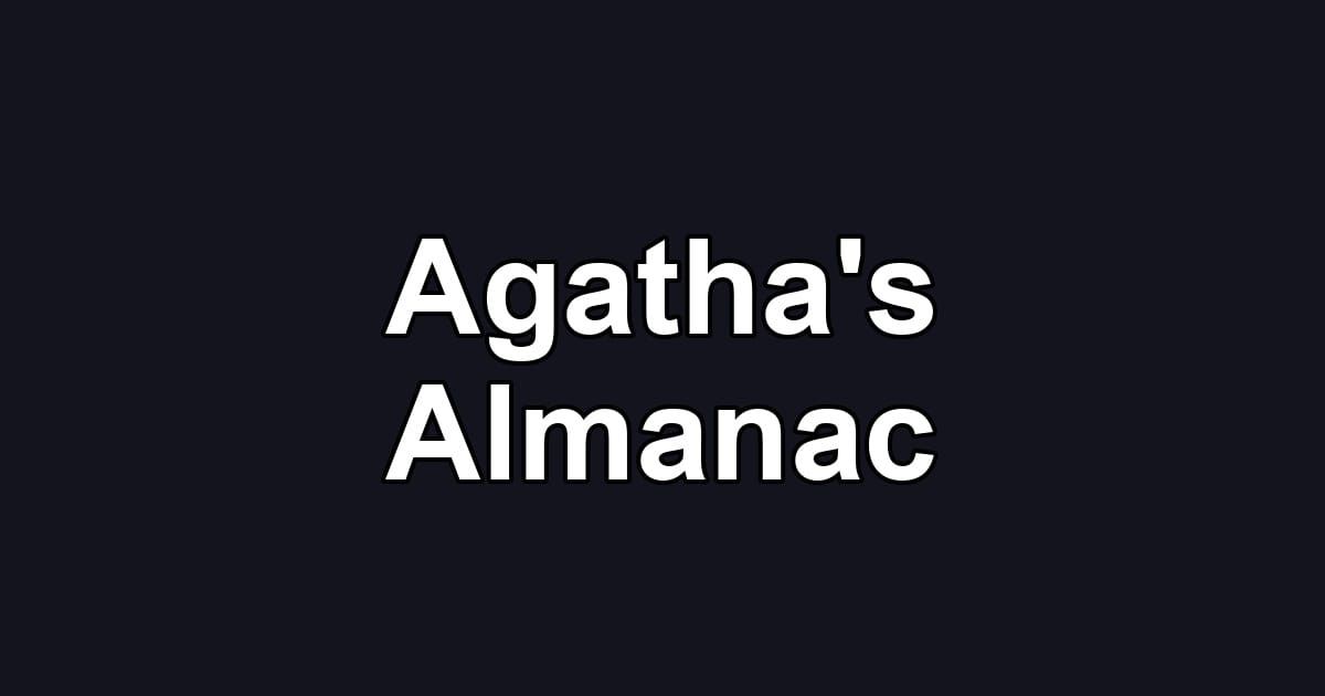 Agatha's Almanac