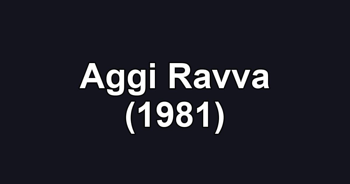 Aggi Ravva (1981)