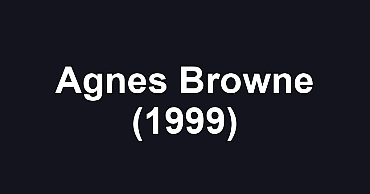 Agnes Browne (1999)