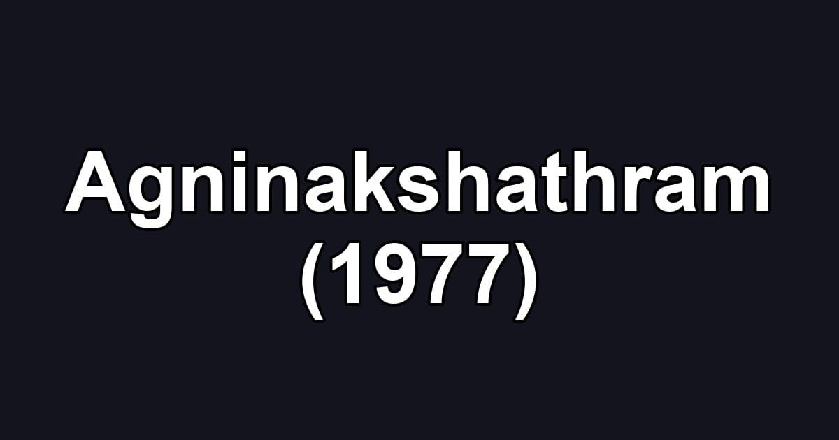 Agninakshathram (1977)