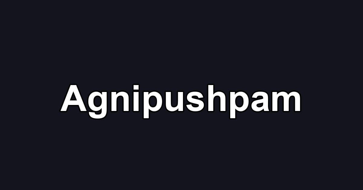 Agnipushpam