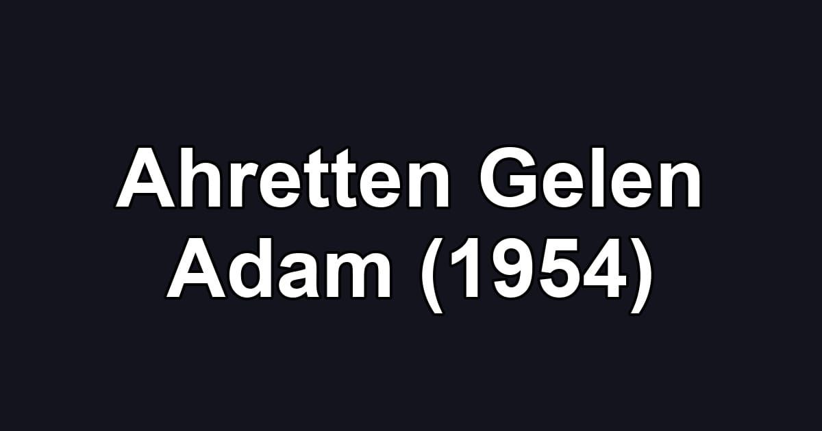 Ahretten Gelen Adam (1954)