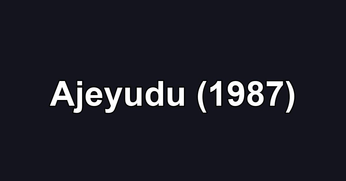 Ajeyudu (1987)