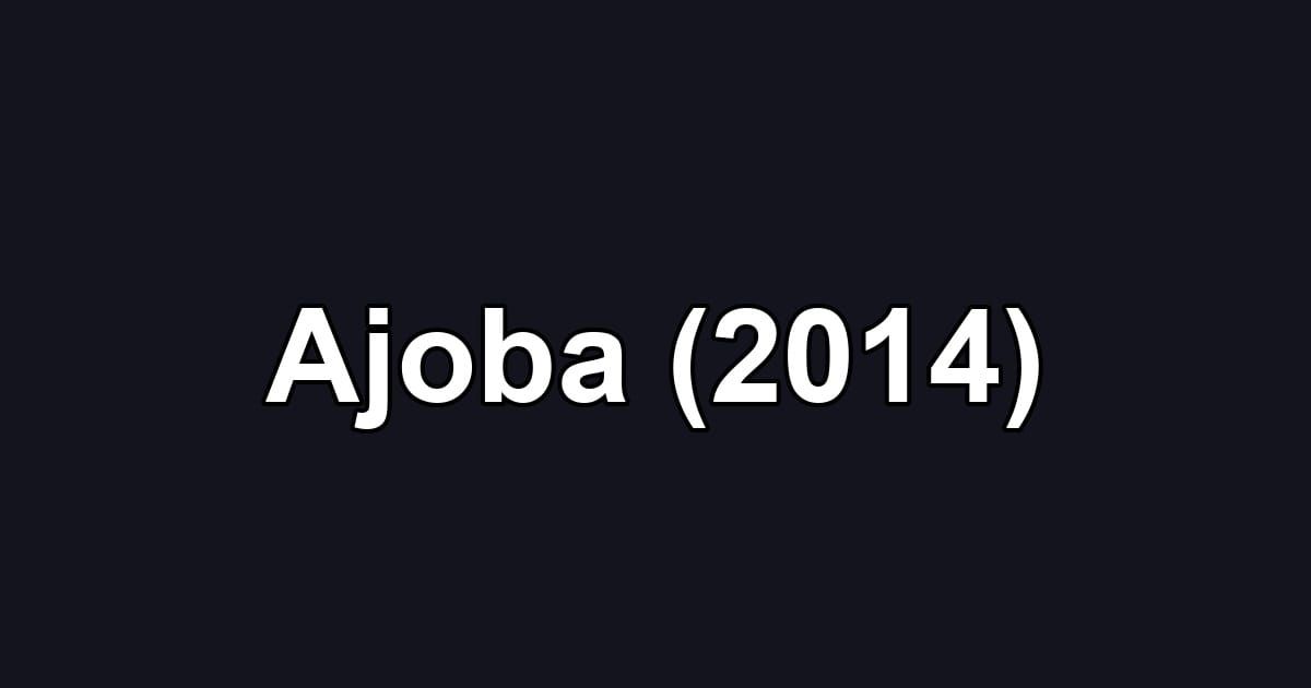 Ajoba (2014)