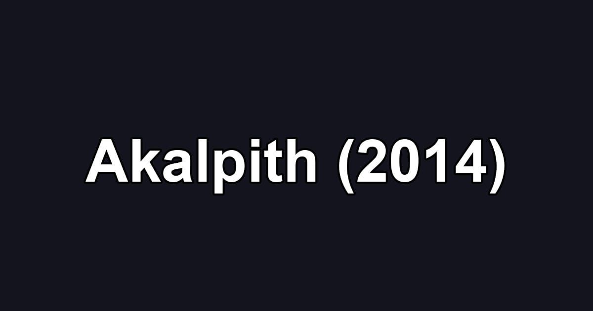 Akalpith (2014)
