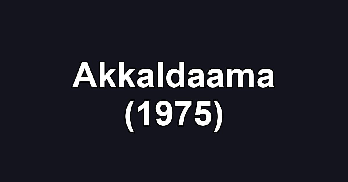 Akkaldaama (1975)