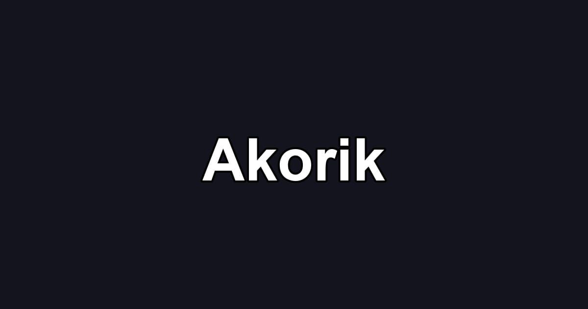 Akorik