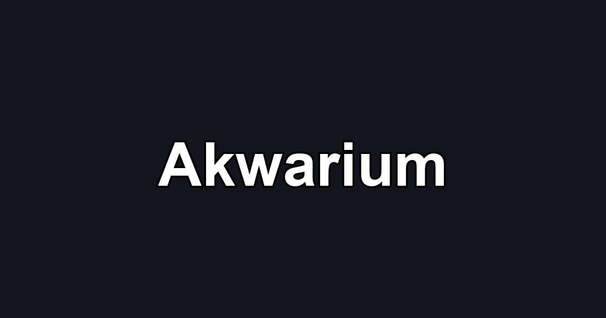 Akwarium