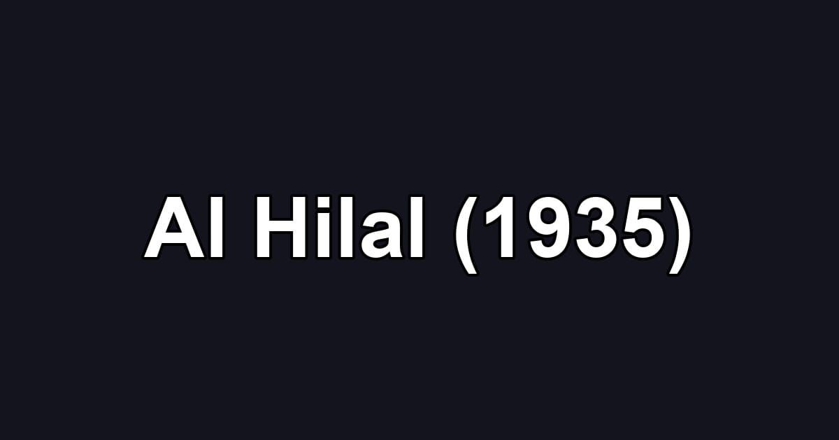 Al Hilal (1935)