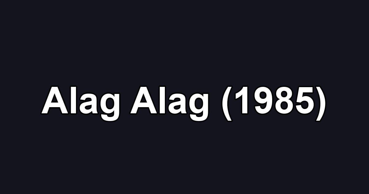 Alag Alag (1985)