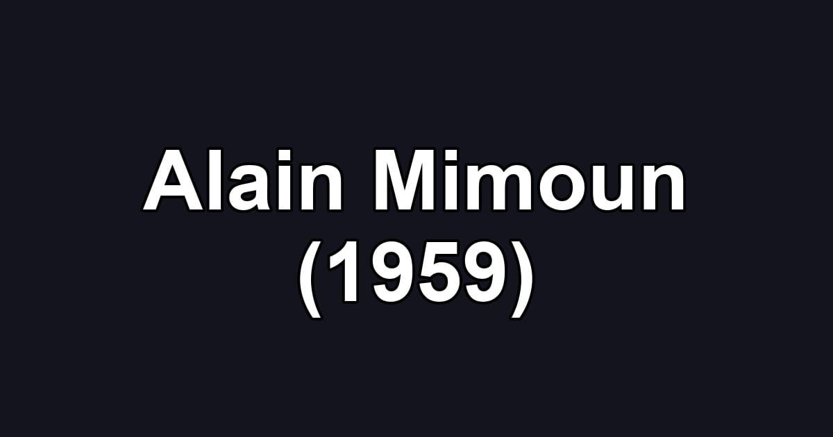 Alain Mimoun (1959)
