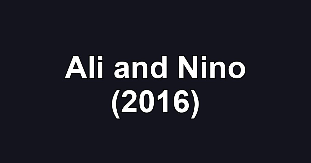 Ali and Nino (2016)
