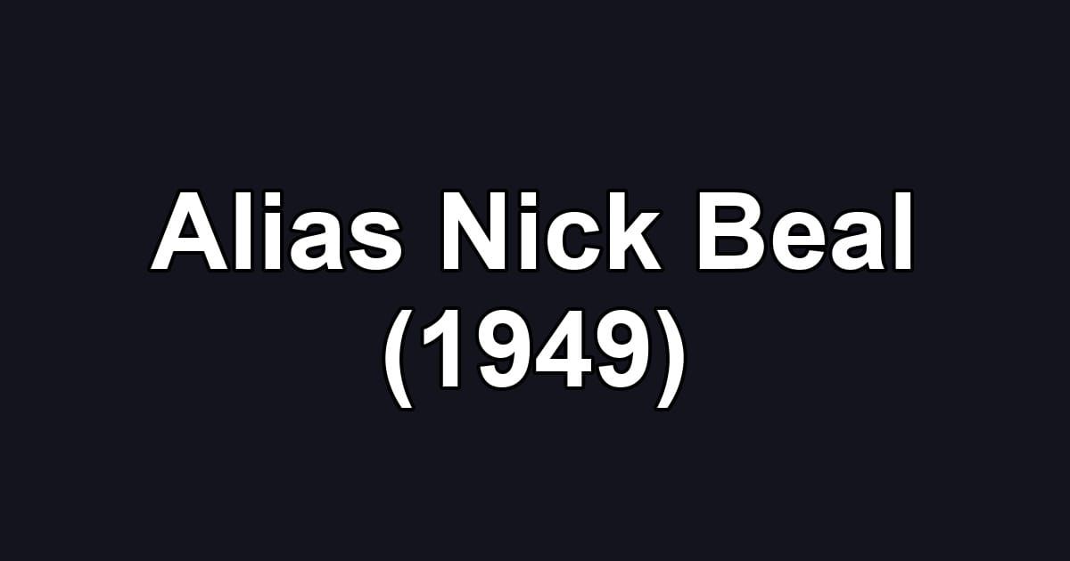 Alias Nick Beal (1949)