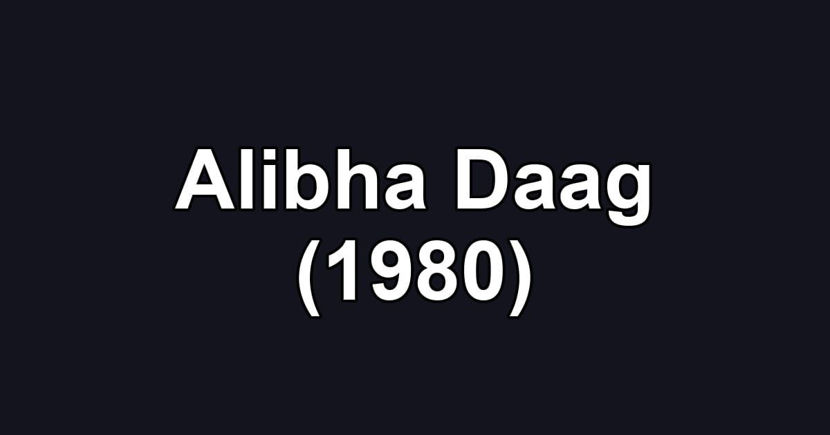 Alibha Daag (1980)