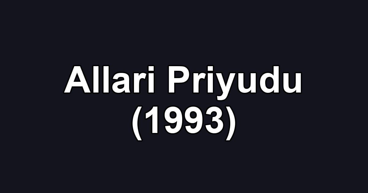 Allari Priyudu (1993)