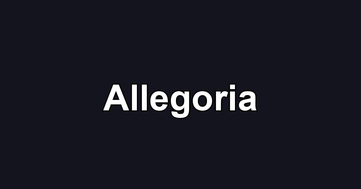Allegoria