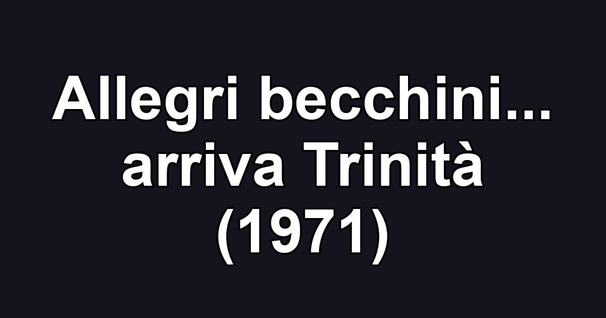 Allegri becchini... arriva Trinità (1971)
