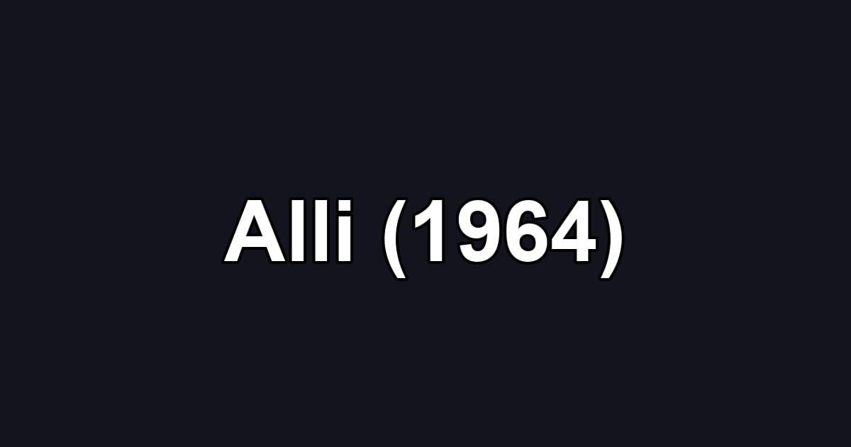 Alli (1964)