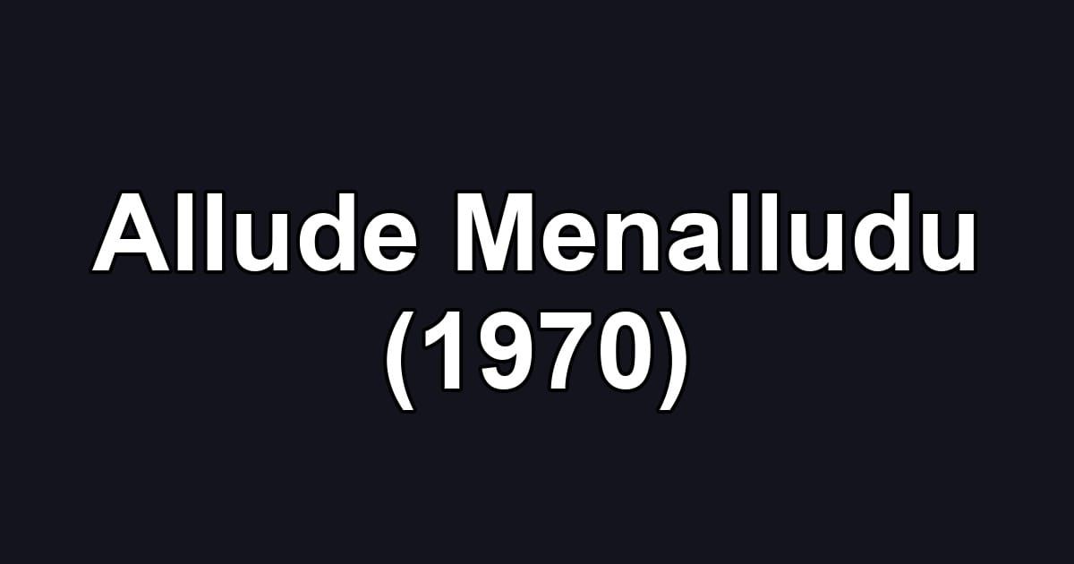 Allude Menalludu (1970)