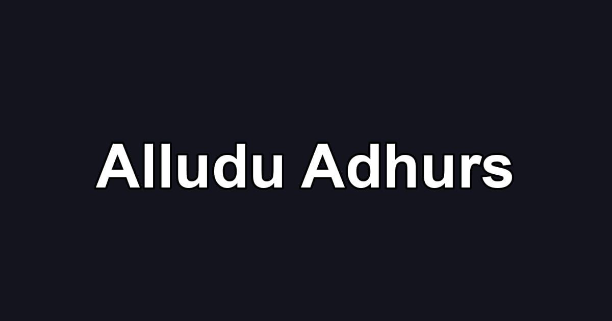 Alludu Adhurs
