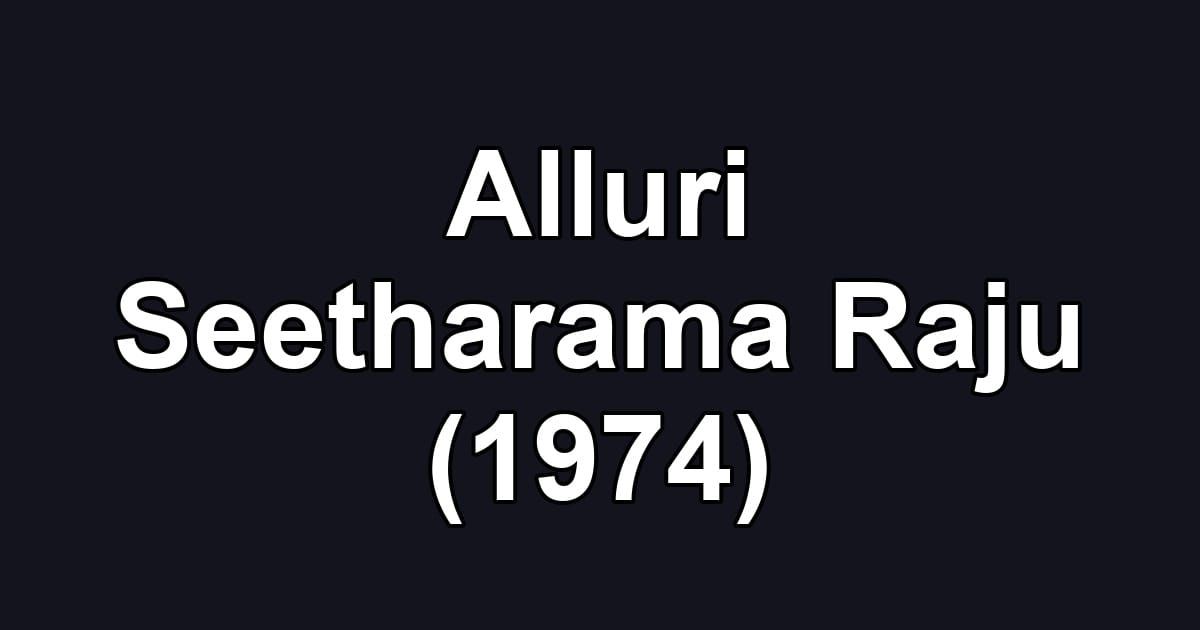 Alluri Seetharama Raju (1974)