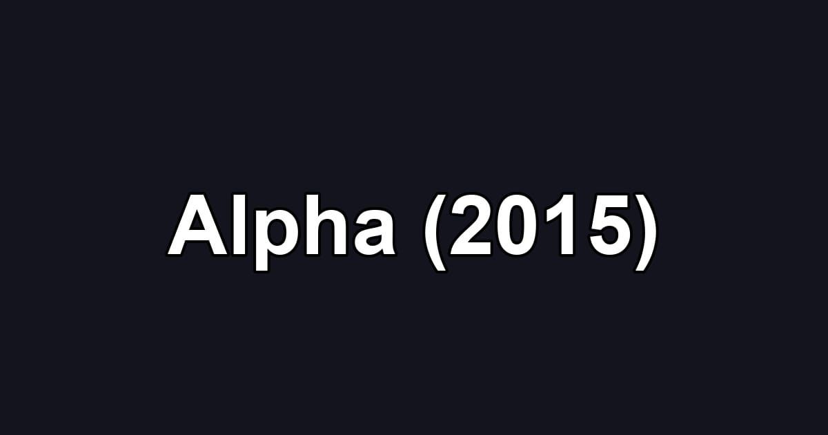 Alpha (2015)