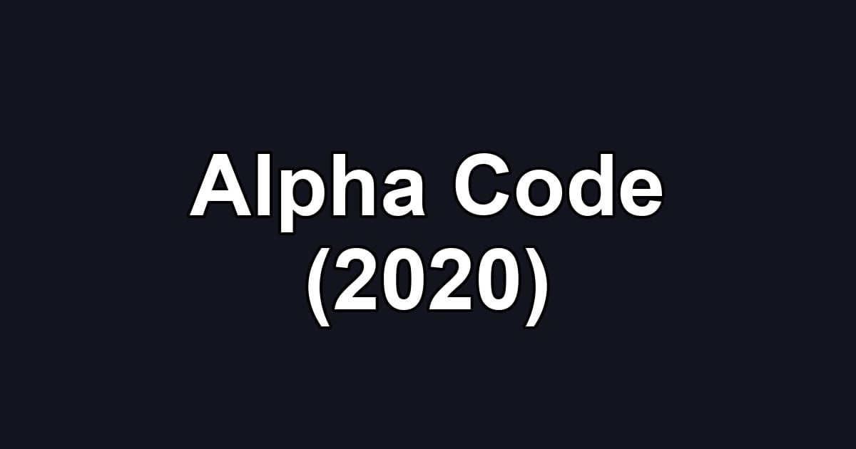 Alpha Code (2020)