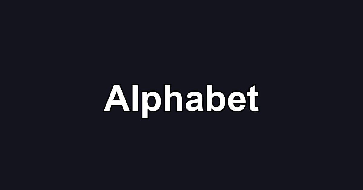 Alphabet