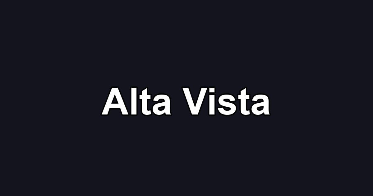 Alta Vista