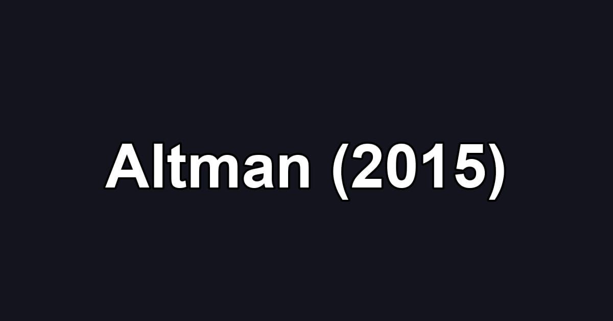 Altman (2015)