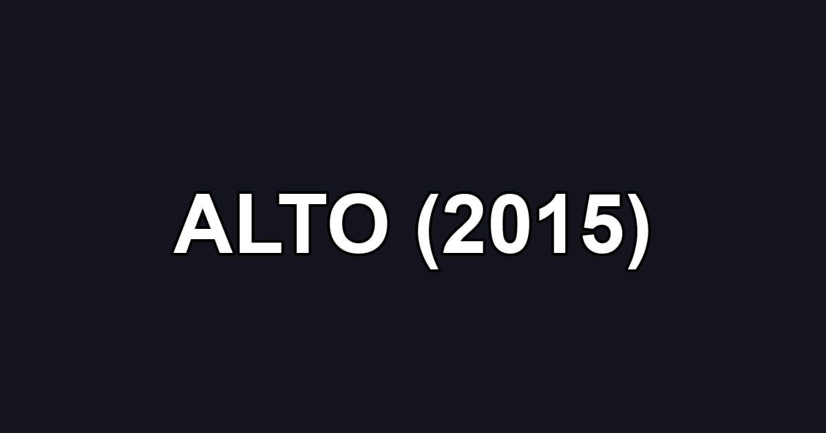 ALTO (2015)