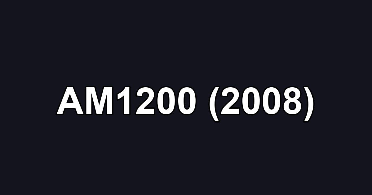 AM1200 (2008)