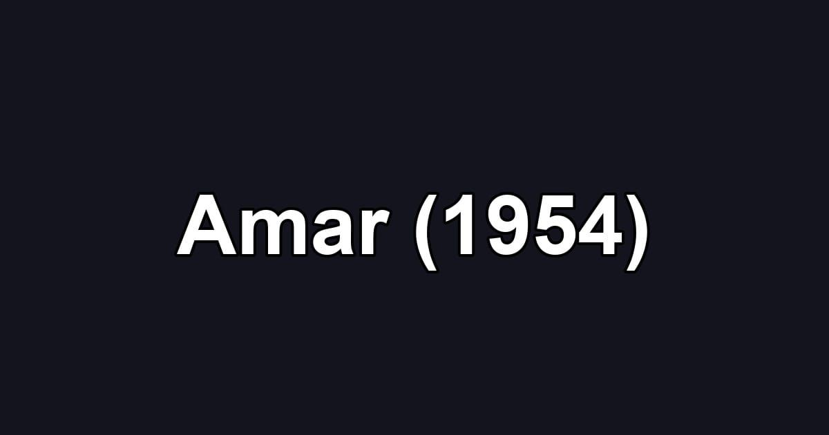 Amar (1954)