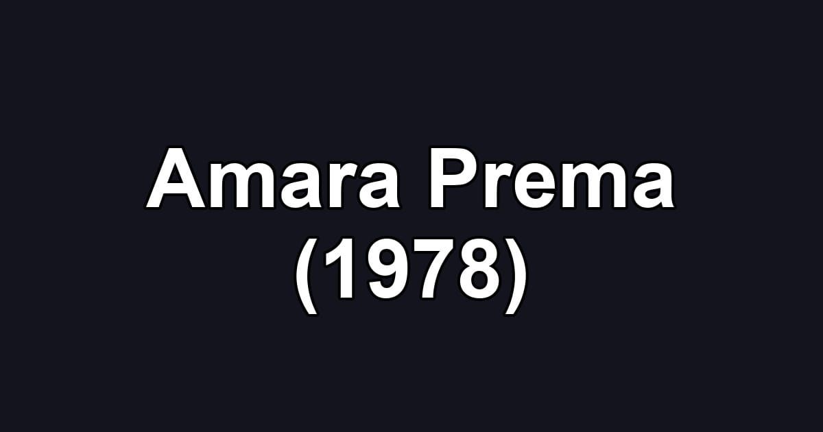 Amara Prema (1978)