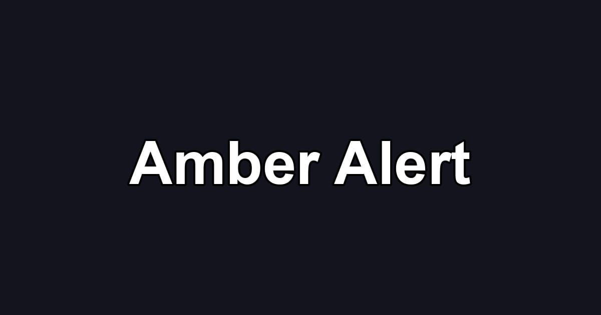 Amber Alert