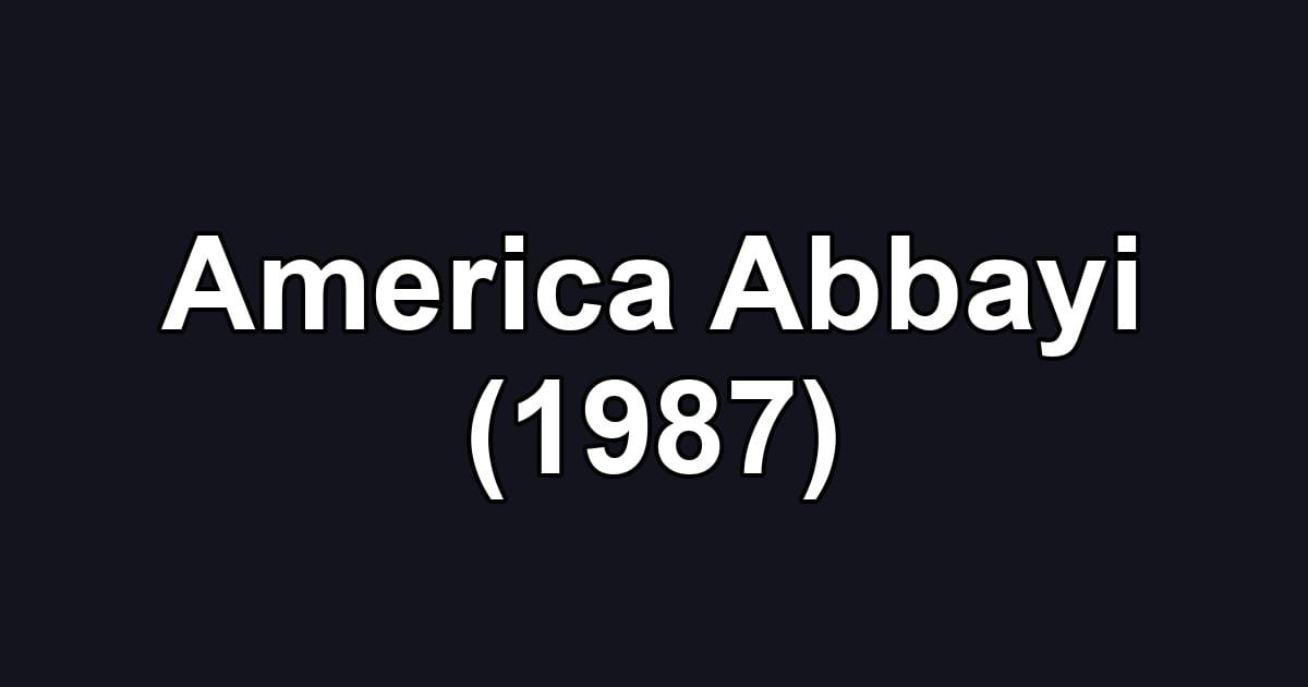 America Abbayi (1987)