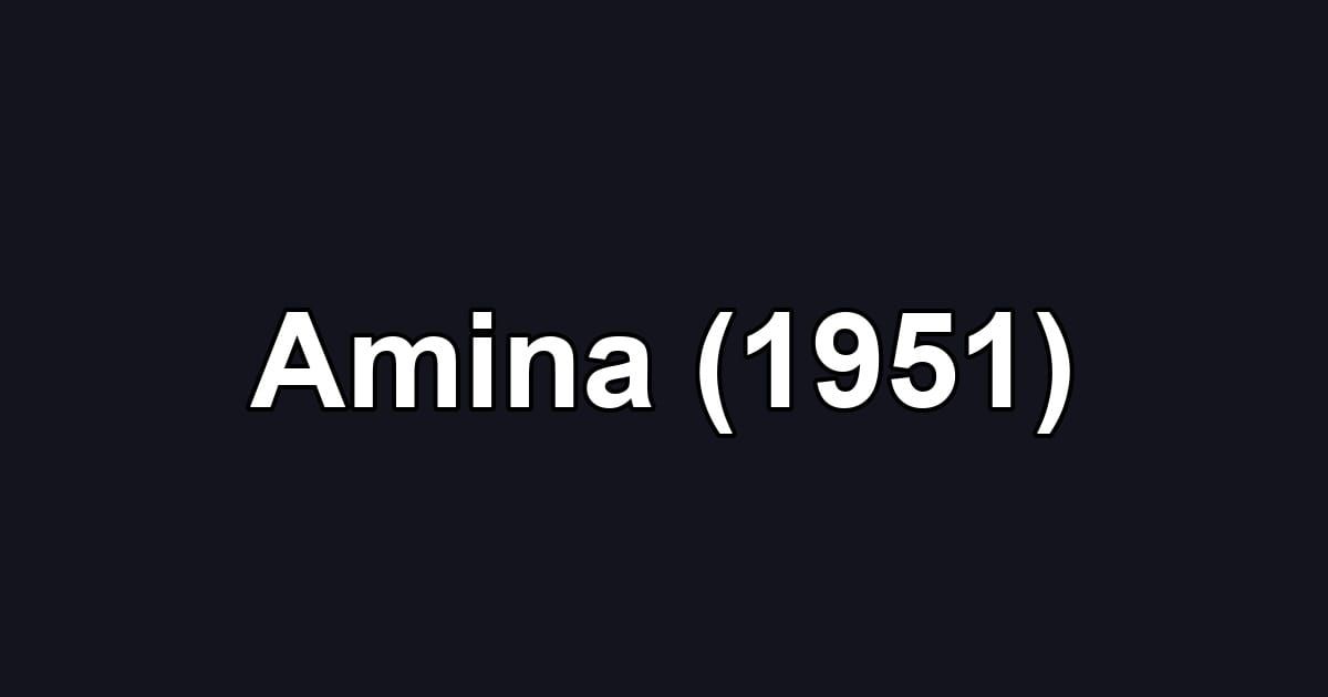 Amina (1951)